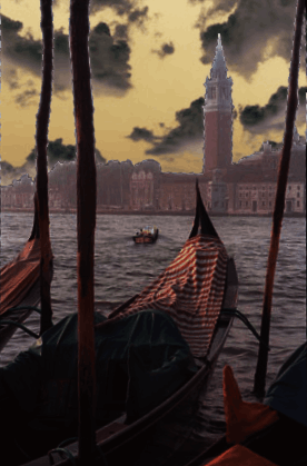 clouds over venice